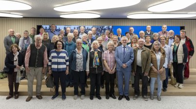 Gruppenfoto im Europäischen Parlament