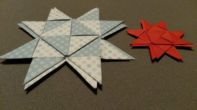 Fröbelstern in abgewandelter Form