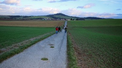 Nach der Mittagspause traten die Wanderer den Rückweg von Hering über Nieder-Klingen, Überau nach Reinheim an, von dort brachte die Bahn sie über Darmstadt nach einer ausgiebigen Wanderung zurück nach Bensheim.